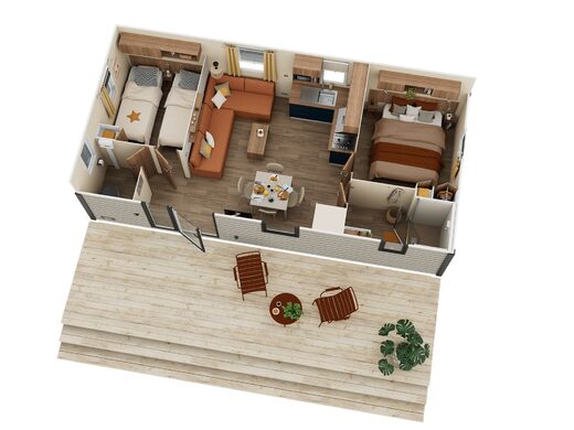 Mobil-home IRM Azalée 2 chambres 2025
